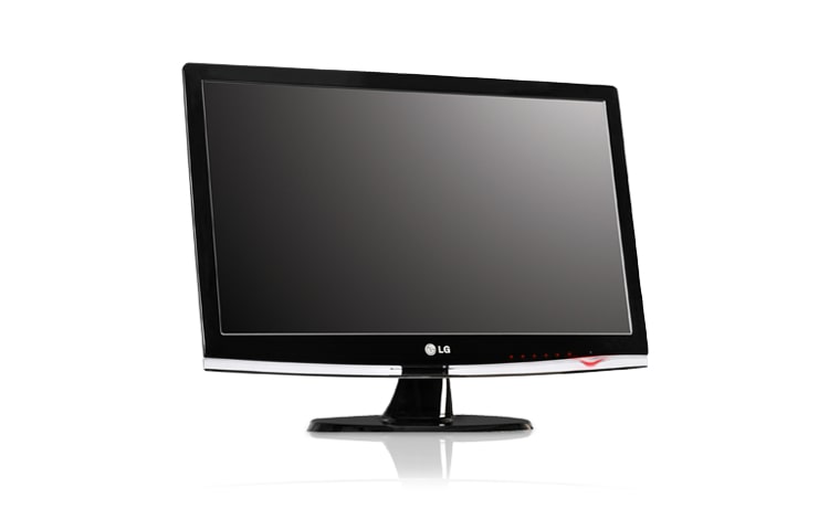 LG Multifunktionsmonitor in schwarzem Klavierlackdesign, W2453TQ