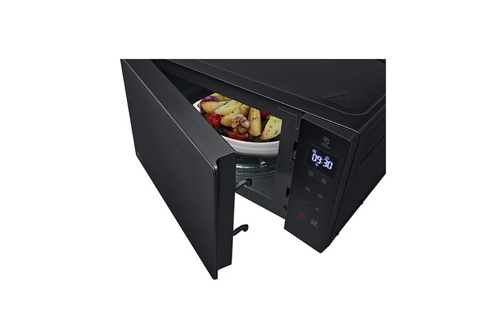 LG Solo-Mikrowelle Schwarz (20 L, 700 Watt) mit EasyClean | MS2032GAS, MS2032GAS