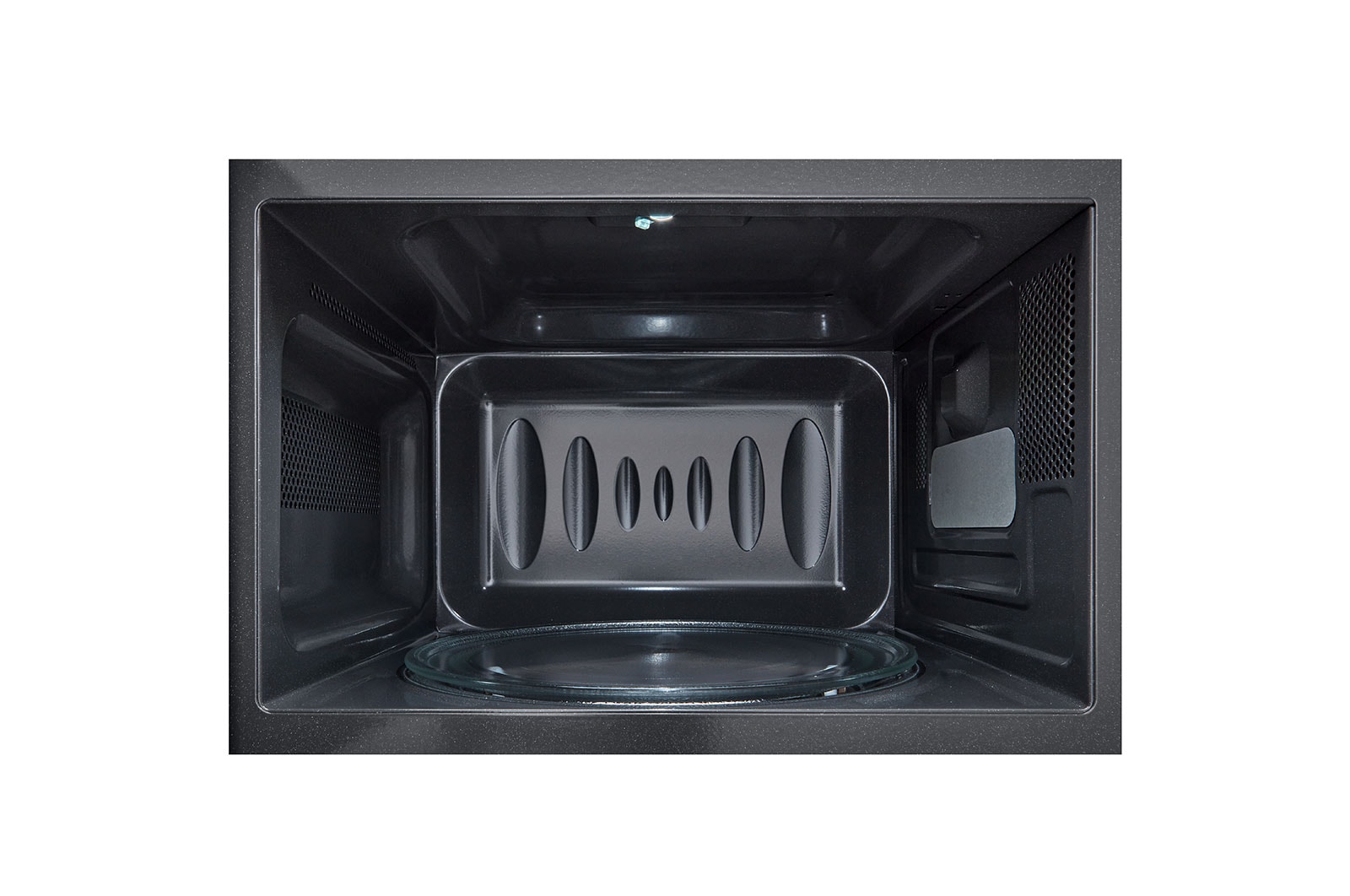 LG Solo-Mikrowelle Schwarz (20 L, 700 Watt) mit EasyClean | MS2032GAS, MS2032GAS
