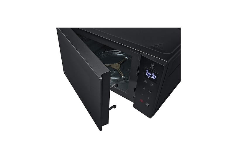 LG Solo-Mikrowelle Schwarz (20 L, 700 Watt) mit EasyClean | MS2032GAS, MS2032GAS