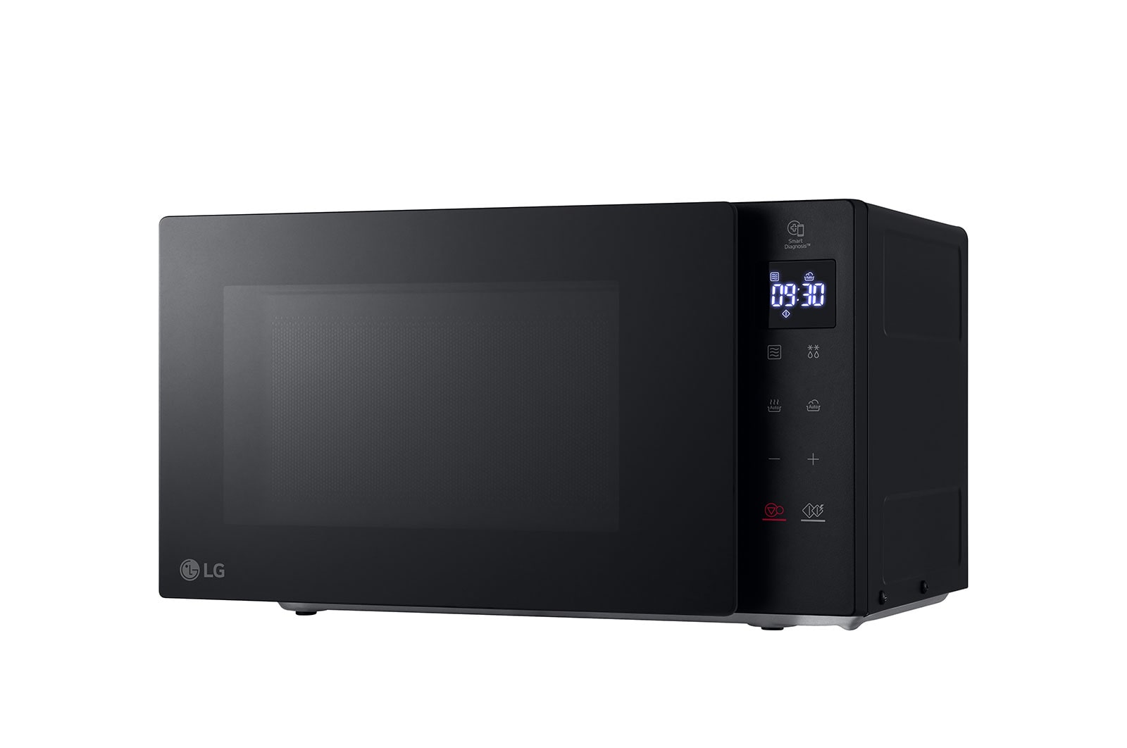 LG Solo-Mikrowelle Schwarz (20 L, 700 Watt) mit EasyClean | MS2032GAS, MS2032GAS