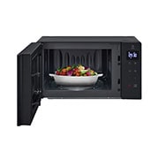 LG Solo-Mikrowelle Schwarz (20 L, 700 Watt) mit EasyClean | MS2032GAS, MS2032GAS