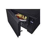 LG Solo-Mikrowelle Schwarz (20 L, 700 Watt) mit EasyClean | MS2032GAS, MS2032GAS