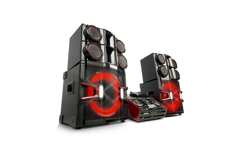 LG Micro Hi-Fi Anlage mit 3.200 Watt | Bluetooth, CD & Radio | USB | Auto DJ & Smart DJ, CM9940
