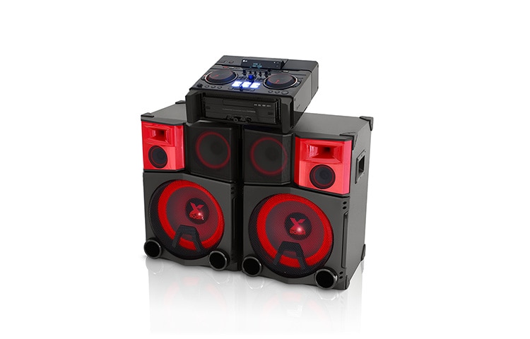 LG Micro Hi-Fi Anlage mit 4.400 Watt | Bluetooth, CD & Radio | USB | Auto DJ & Smart DJ, CM9950