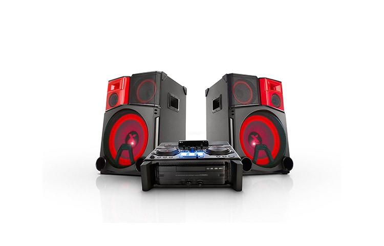 LG Micro Hi-Fi Anlage mit 4.400 Watt | Bluetooth, CD & Radio | USB | Auto DJ & Smart DJ, CM9950