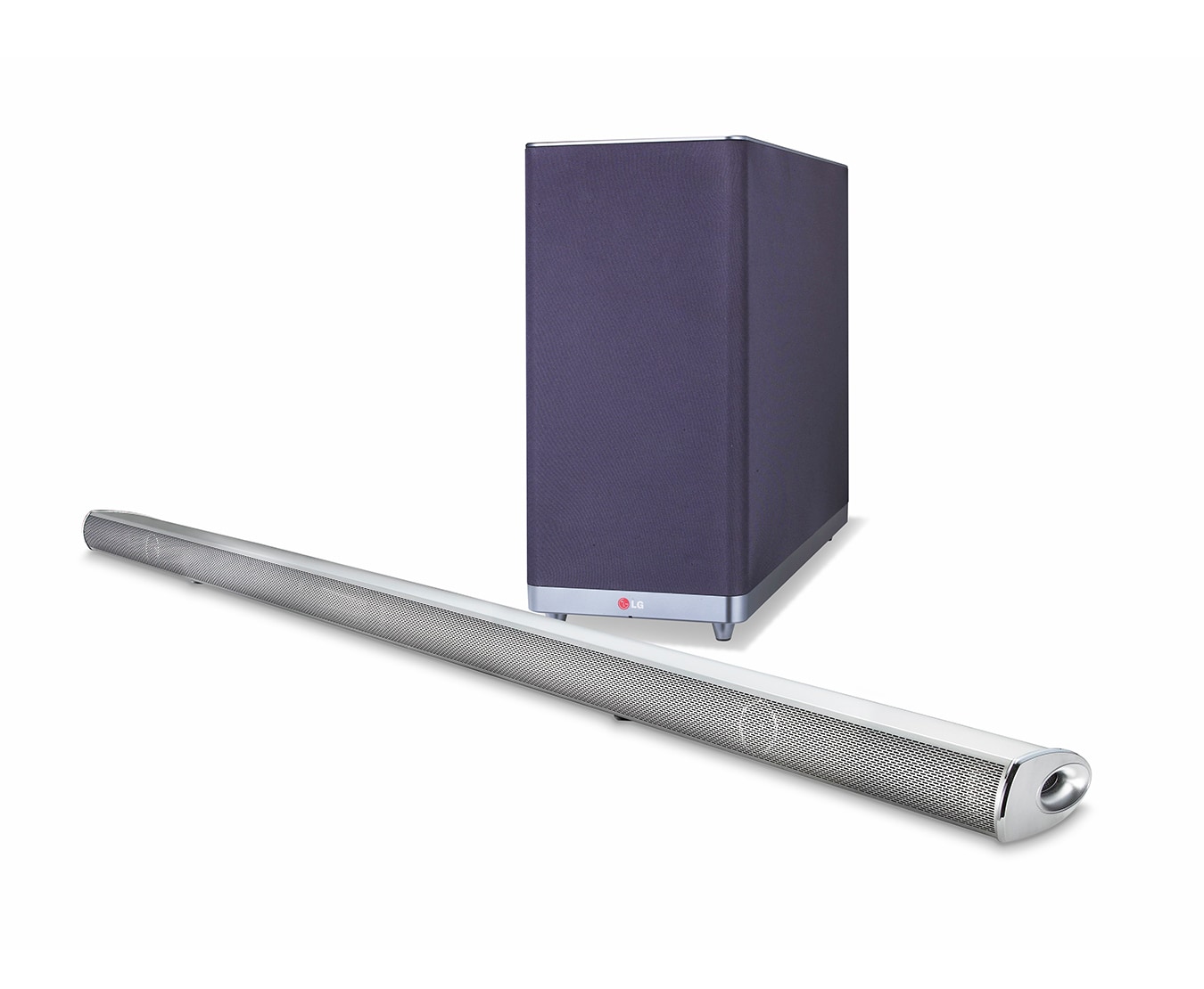 Der LAS650M Soundbar mit 320 Watt Leistung und kabellosem Subwoofer ist per Smar