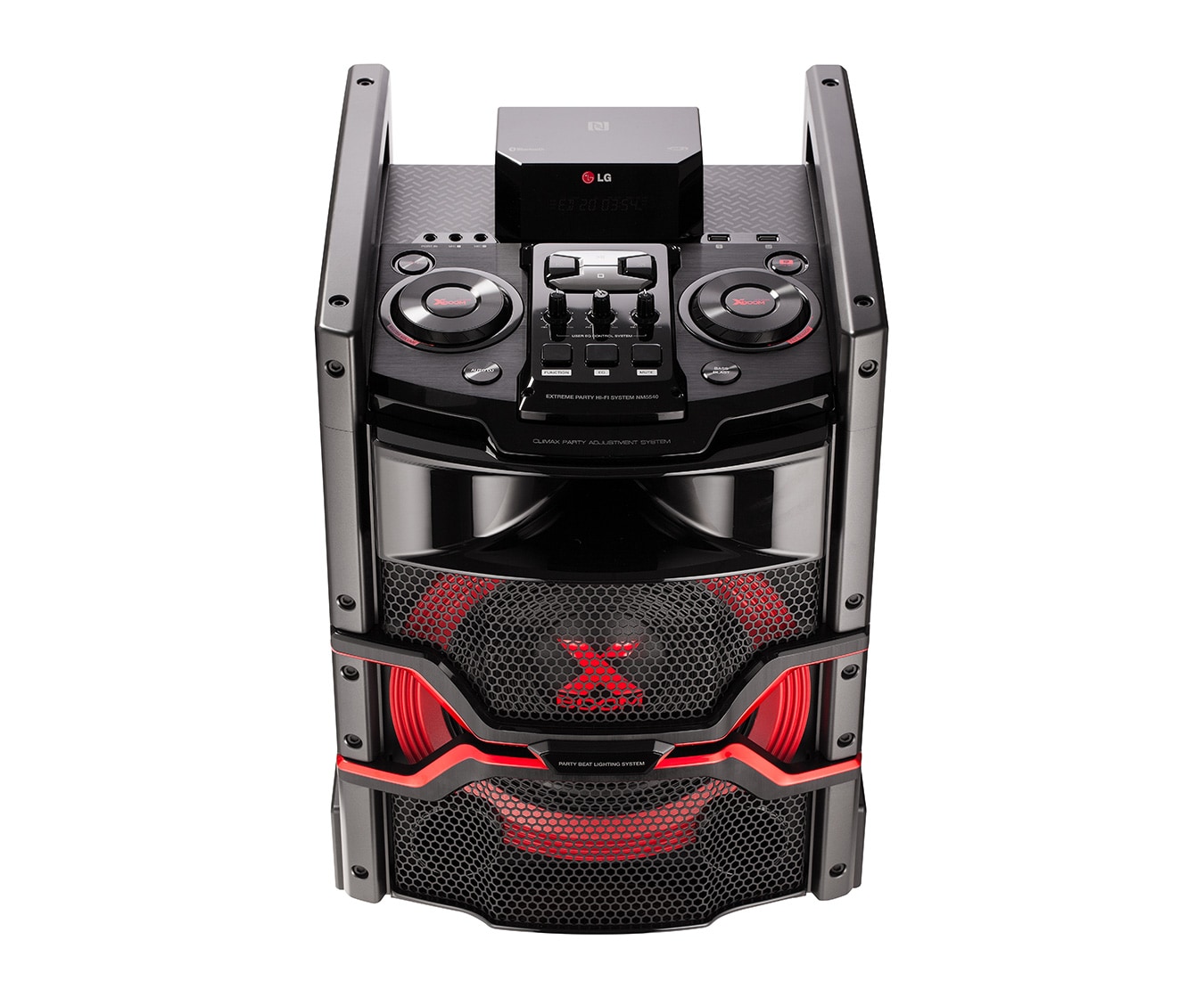 LG High Power Hi-Fi Anlage mit 500 Watt | Bluetooth & Radio | USB | Auto DJ, OM5542