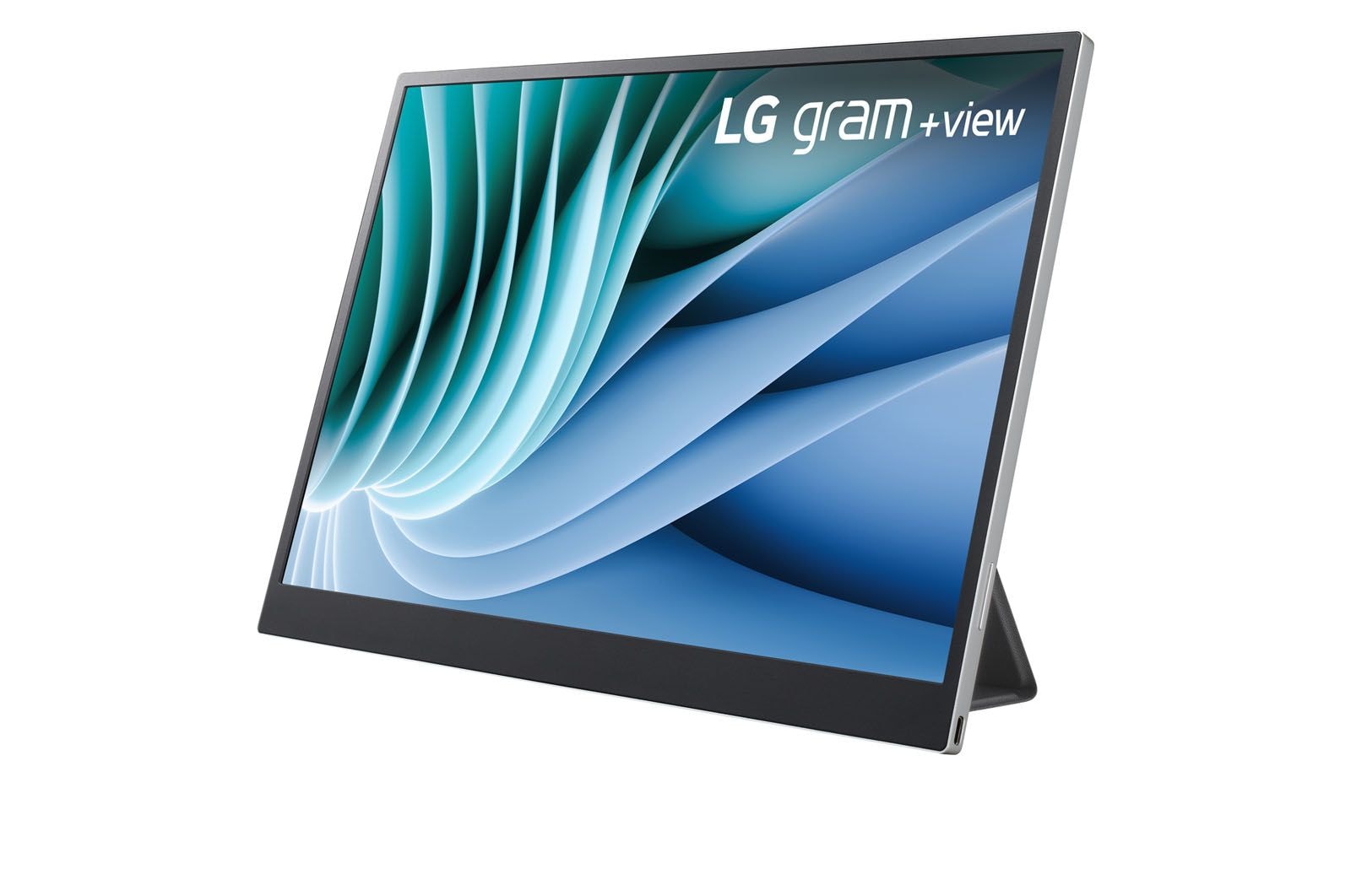 LG 16 Zoll +view für LG gram Portable Monitor mit USB Typ-C™ und 45 W Power Delivery, 16MR70