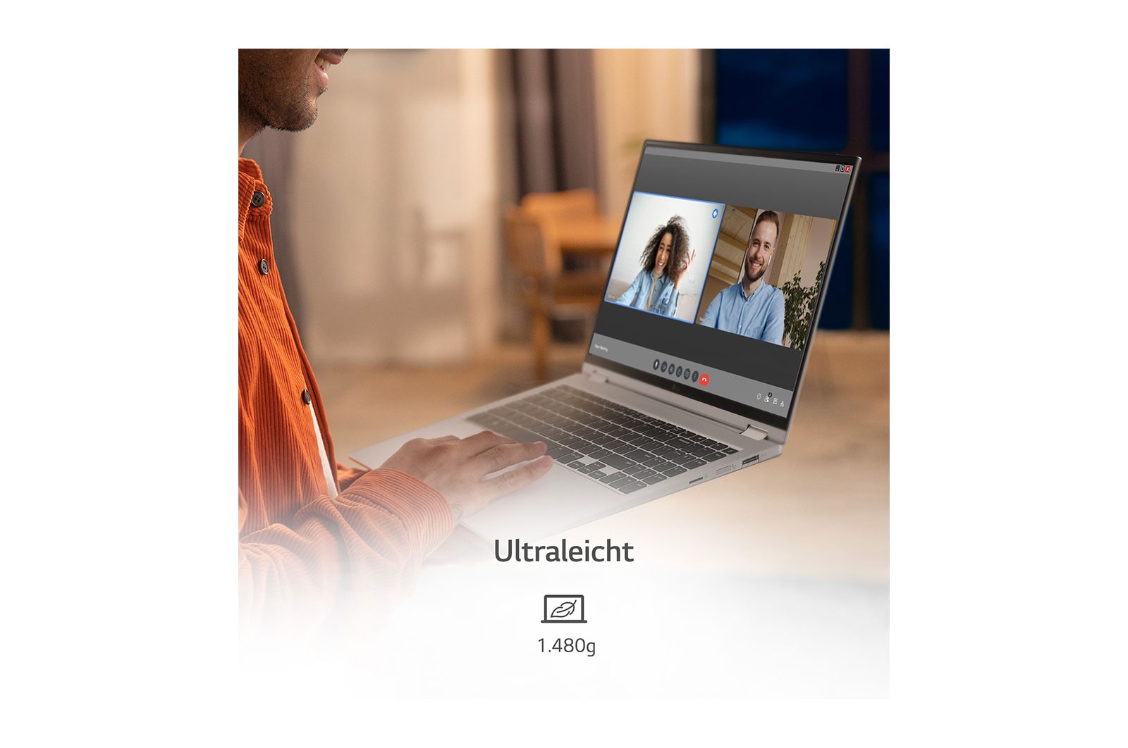 LG 16'' Convertible mit Windows 11 Home | Intel® Core™ i7 Prozessor | 16GB LPDDR5 RAM | 1TB SSD | 2in1 Notebook | 16T90Q-G.AA79G, 16T90Q-G.AA79G