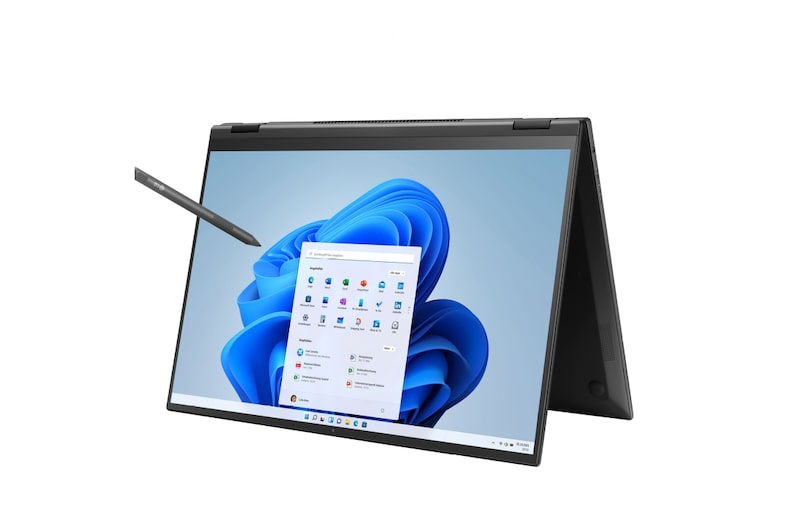 LG 16 Zoll Convertible mit | Intel® Core™ i7 Prozessor | Windows 11 Home | 16GB LPDDR5 RAM | 1TB SSD | 2in1 Notebook | 16T90R-G.AA78G, 16T90R-G.AA78G
