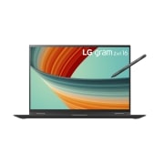 LG 16 Zoll Convertible mit | Intel® Core™ i7 Prozessor | Windows 11 Home | 16GB LPDDR5 RAM | 1TB SSD | 2in1 Notebook | 16T90R-G.AA78G, 16T90R-G.AA78G