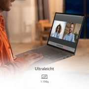 LG 16'' Notebook mit Windows 11 Home | Intel® Core™ i7 Prozessor | 16GB LPDDR4X RAM | 512GB SSD | 80-WH-Akku | 16Z90Q-G.AA76G, 16Z90Q-G.AA76G