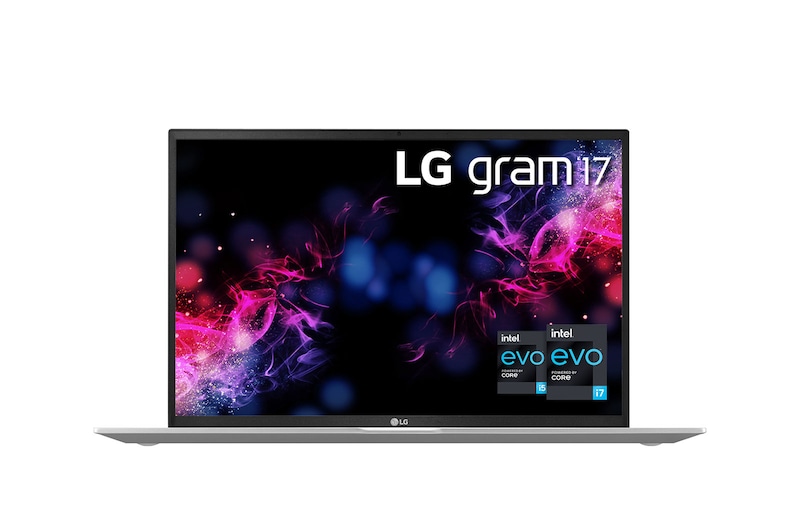 LG 17" Ultraleichtes Notebook mit Intel® Core™ Prozessor der 11. Generation und 80-WH-Akku, 17Z90P-G.AA76G