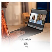 LG 17'' Notebook mit Windows 11 Home | Intel® Core™ i7 Prozessor | 16GB LPDDR5 RAM | 1TB SSD | 80-WH-Akku | 17Z90Q-G.AA78G, 17Z90Q-G.AA78G