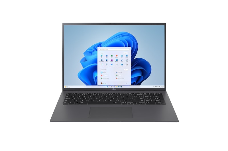 LG 17 Zoll Notebook mit Windows 11 Home | Intel® Core™ i7 Prozessor | 32GB LPDDR5 RAM | 2TB SSD | 80-WH-Akku | 17Z90R-G.AD7CG, 17Z90R-G.AD7CG