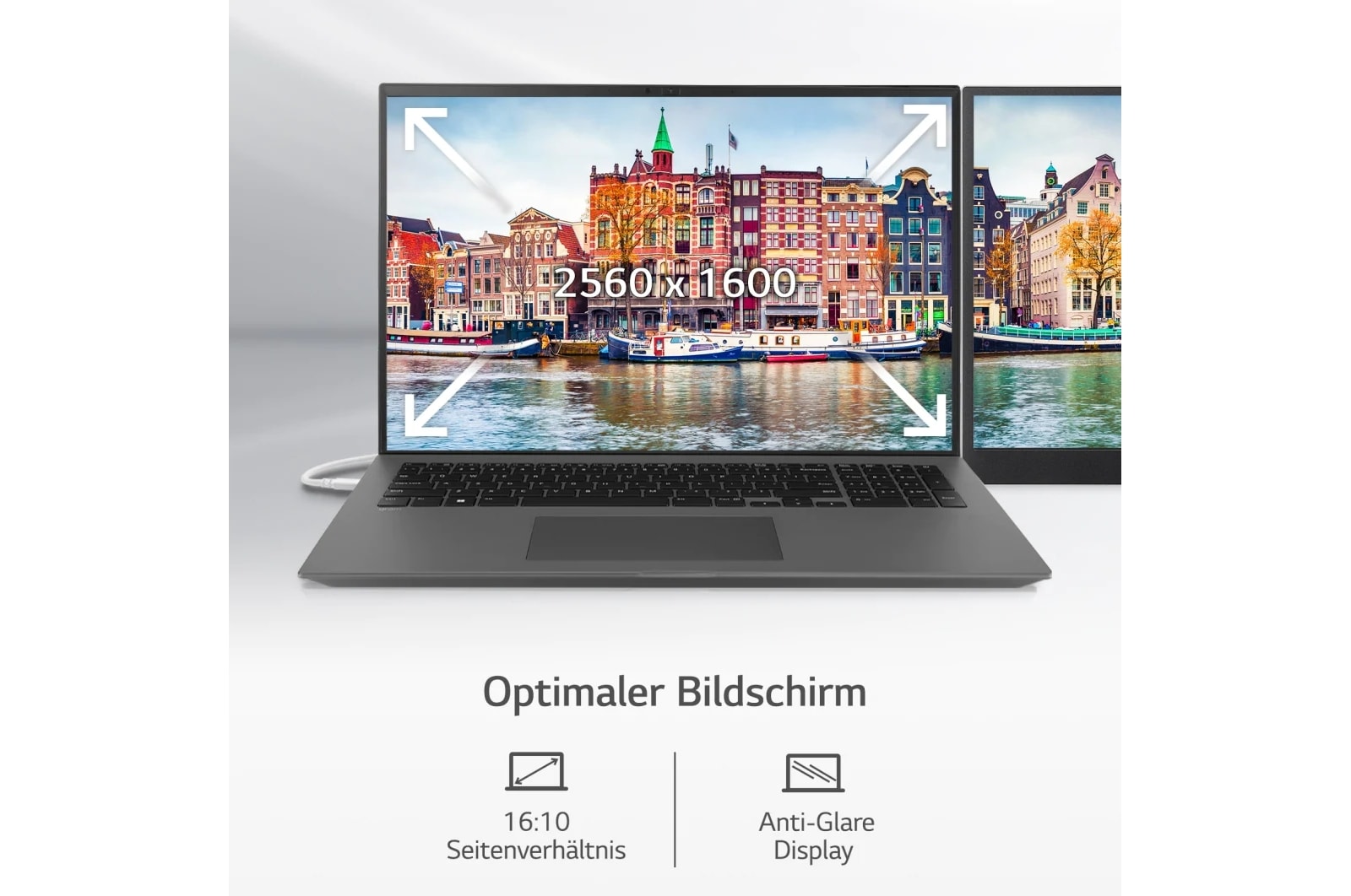 LG 17'' Notebook mit Windows 11 Home | Intel® Core™ i7 Prozessor | 32GB LPDDR4X RAM | 1TB SSD | 80-WH-Akku | 17ZB90Q-G.AD79G, 17ZB90Q-G.AD79G