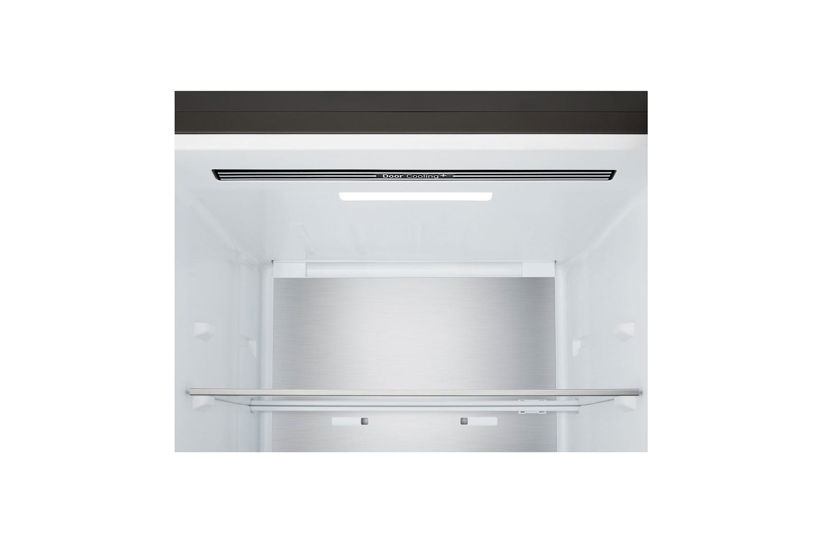 Auf der linken Seite Fleisch mit -3°C angezeigt, in der Mitte frischer Fisch mit 0°C und rechts Käse mit 2°C.