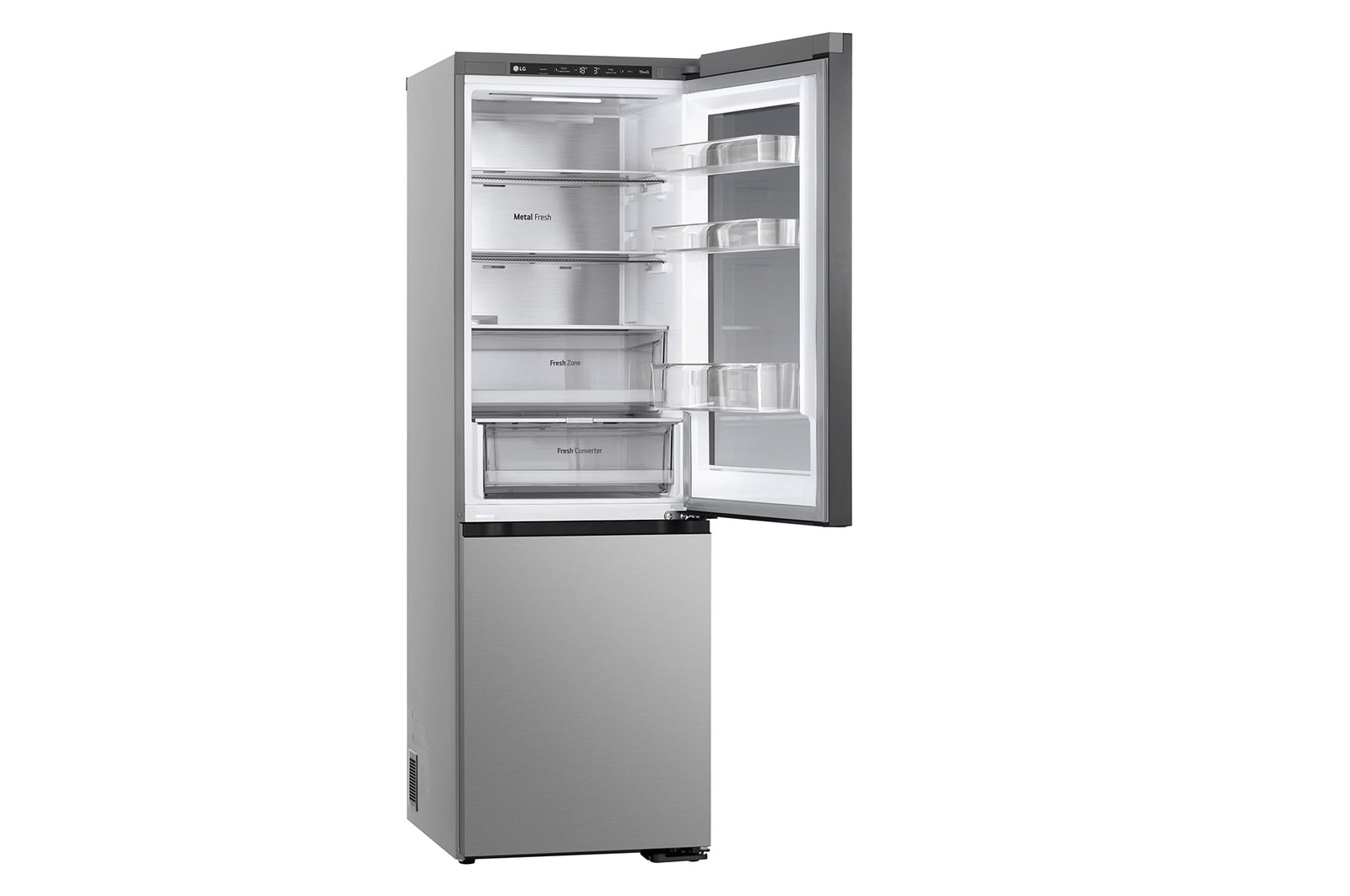 Detailansicht der abgesenkten Lebensmittelabdeckung