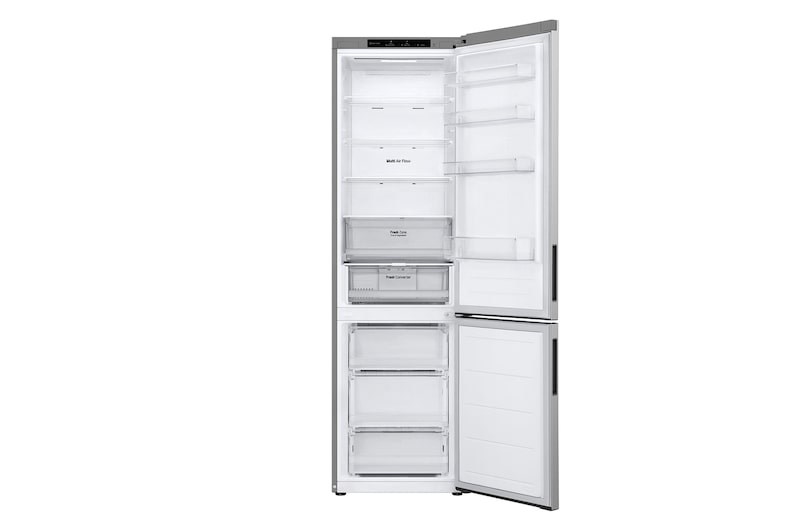 LG Kühl-Gefrierkombination (EEK B, 387L, 203 cm hoch) mit Smart Inverter Compressor® | GBV22NCBPY, GBV22NCBPY