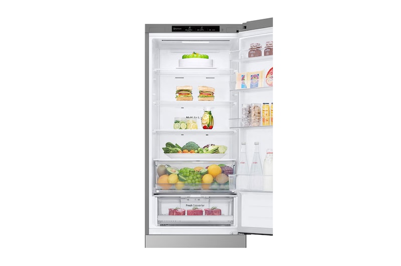 LG Kühl-Gefrierkombination (EEK B, 387L, 203 cm hoch) mit Smart Inverter Compressor® | GBV22NCBPY, GBV22NCBPY