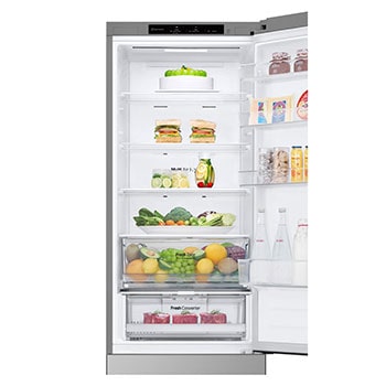 LG Kühl-Gefrierkombination (EEK B, 387L, 203 cm hoch) mit Smart Inverter Compressor® | GBV22NCBPY, GBV22NCBPY