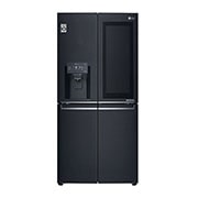 LG Multi-Door mit InstaView Door-in-Door ®  | Eis-, Crushed Ice- und Wasserspender | 508 Liter Kapazität | Energieeffizienzklasse F | Festwasseranschluss | Matte Black Stainless | GMX844MCKV, GMX844MCKV