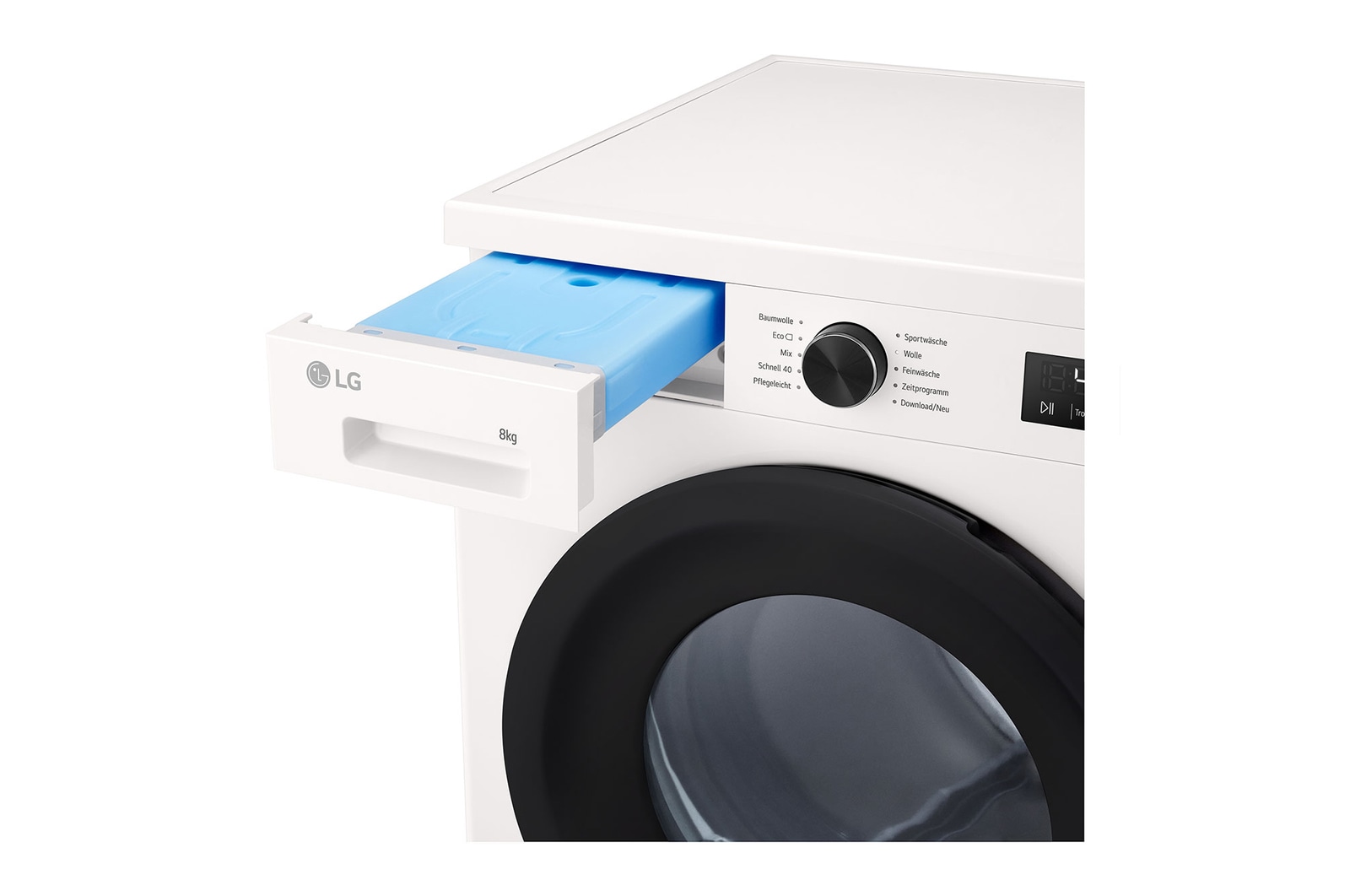 LG Trockner Essence White (EEK C, 8 kg) mit Wärmepumpentechnologie & selbstreinigendem Kondensator I RT80B3C, RT80B3C