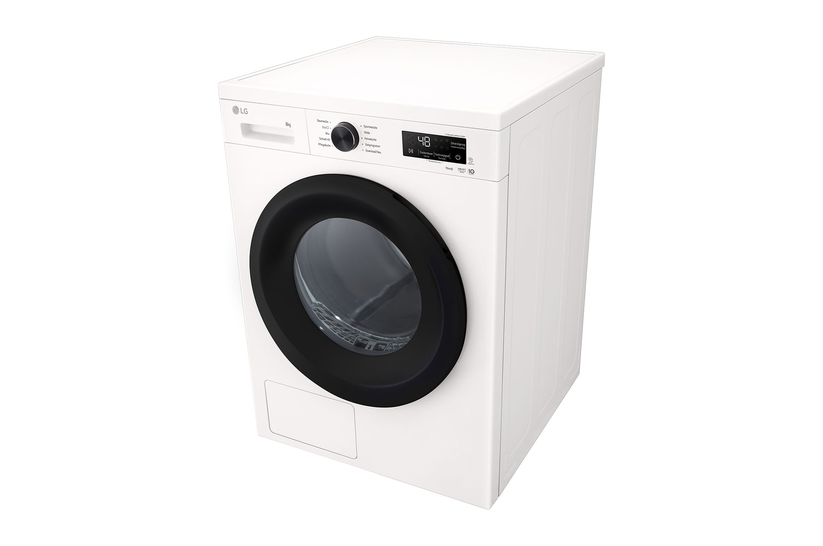 LG Trockner Essence White (EEK C, 8 kg) mit Wärmepumpentechnologie & selbstreinigendem Kondensator I RT80B3C, RT80B3C