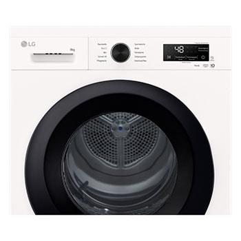 LG Trockner Essence White (EEK C, 8 kg) mit Wärmepumpentechnologie & selbstreinigendem Kondensator I RT80B3C, RT80B3C