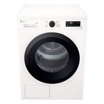 LG Trockner Essence White (EEK C, 8 kg) mit Wärmepumpentechnologie & selbstreinigendem Kondensator I RT80B3C, RT80B3C