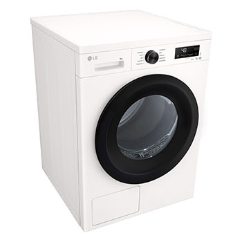 LG Trockner Essence White (EEK C, 8 kg) mit Wärmepumpentechnologie & selbstreinigendem Kondensator I RT80B3C, RT80B3C