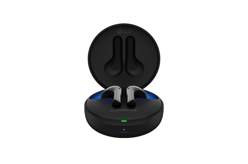 LG TONE Free FN7 | schwarz | Wireless Earbuds mit MERIDIAN-Sound und ANC, HBS-FN7 Black