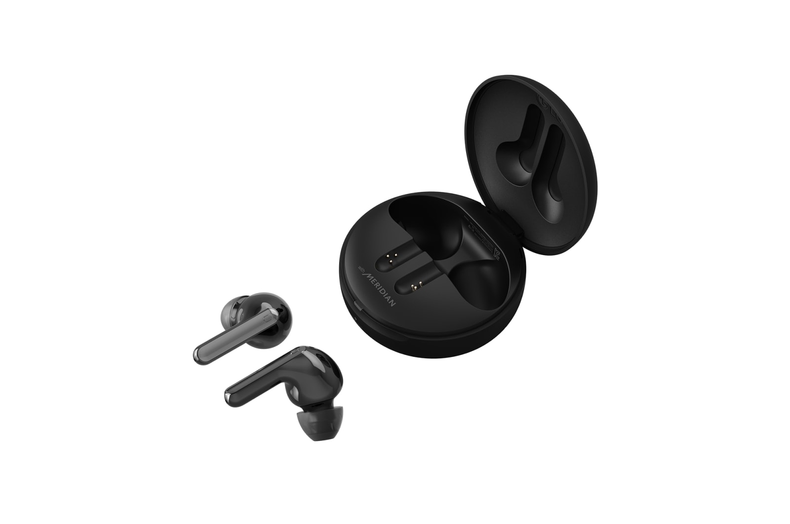 LG TONE Free FN7 | schwarz | Wireless Earbuds mit MERIDIAN-Sound und ANC, HBS-FN7 Black