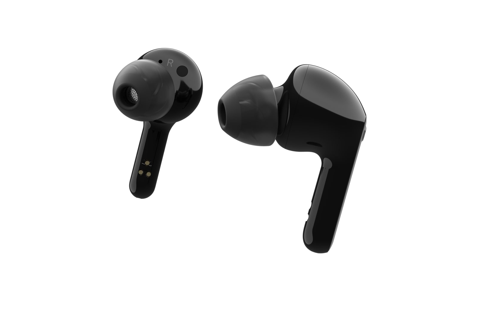 LG TONE Free FN7 | schwarz | Wireless Earbuds mit MERIDIAN-Sound und ANC, HBS-FN7 Black