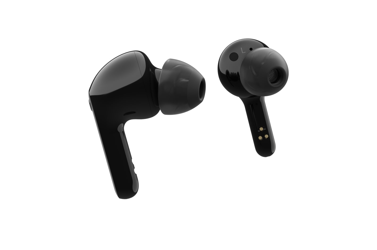 LG TONE Free FN7 | schwarz | Wireless Earbuds mit MERIDIAN-Sound und ANC, HBS-FN7 Black