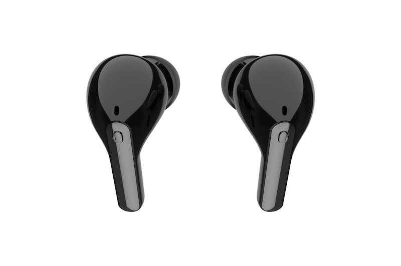 LG TONE Free FN7 | schwarz | Wireless Earbuds mit MERIDIAN-Sound und ANC, HBS-FN7 Black