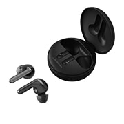 LG TONE Free FN7 | schwarz | Wireless Earbuds mit MERIDIAN-Sound und ANC, HBS-FN7 Black