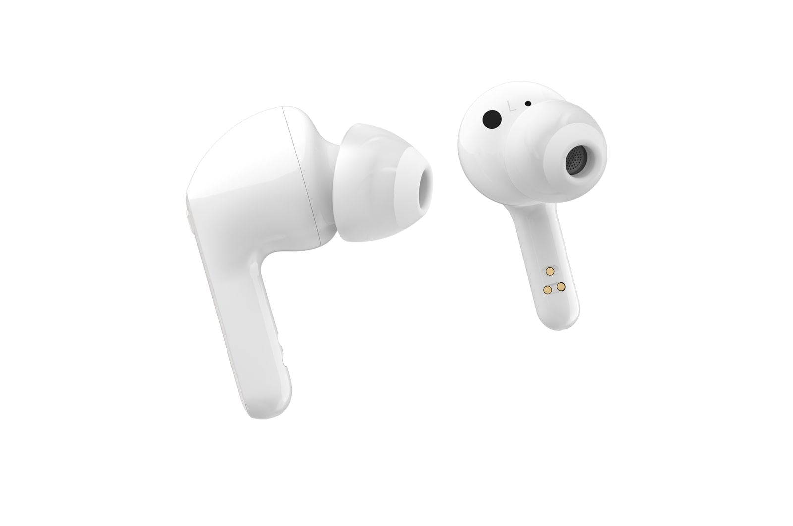 LG TONE Free FN7 | weiß | Wireless Earbuds mit MERIDIAN-Sound und ANC, HBS-FN7 White