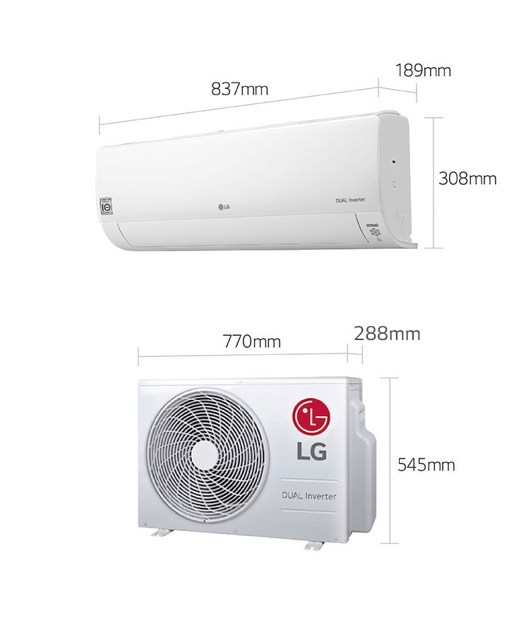 Elektrostatischer Filter für Klimaanlagen LG S-Serie 09-12-18 AW