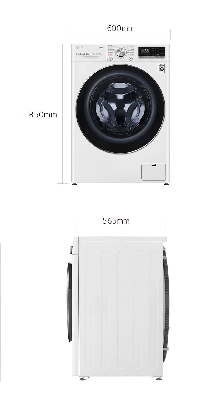 Waschtrockner mit AI DD® PN7 9 LG PN7 kg Bluetooth - Speaker V5WD961 LG | XBOOM DE | & Go Waschen V5WD961 