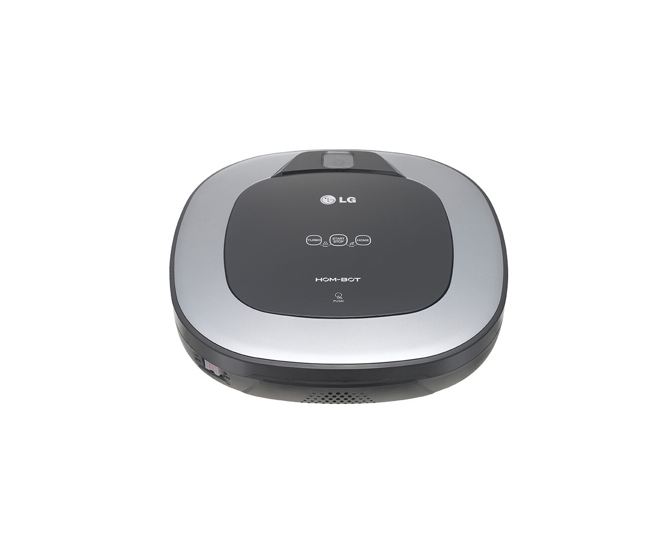 LG HomBot Square im effizienten quadratischen Design mit Kamera-System für eine intelligente und komfortable Reinigung., VR34408LV