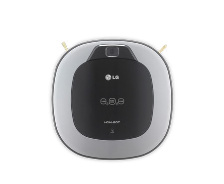 LG HomBot Square im effizienten quadratischen Design mit Kamera-System für eine intelligente und komfortable Reinigung., VR6340LV