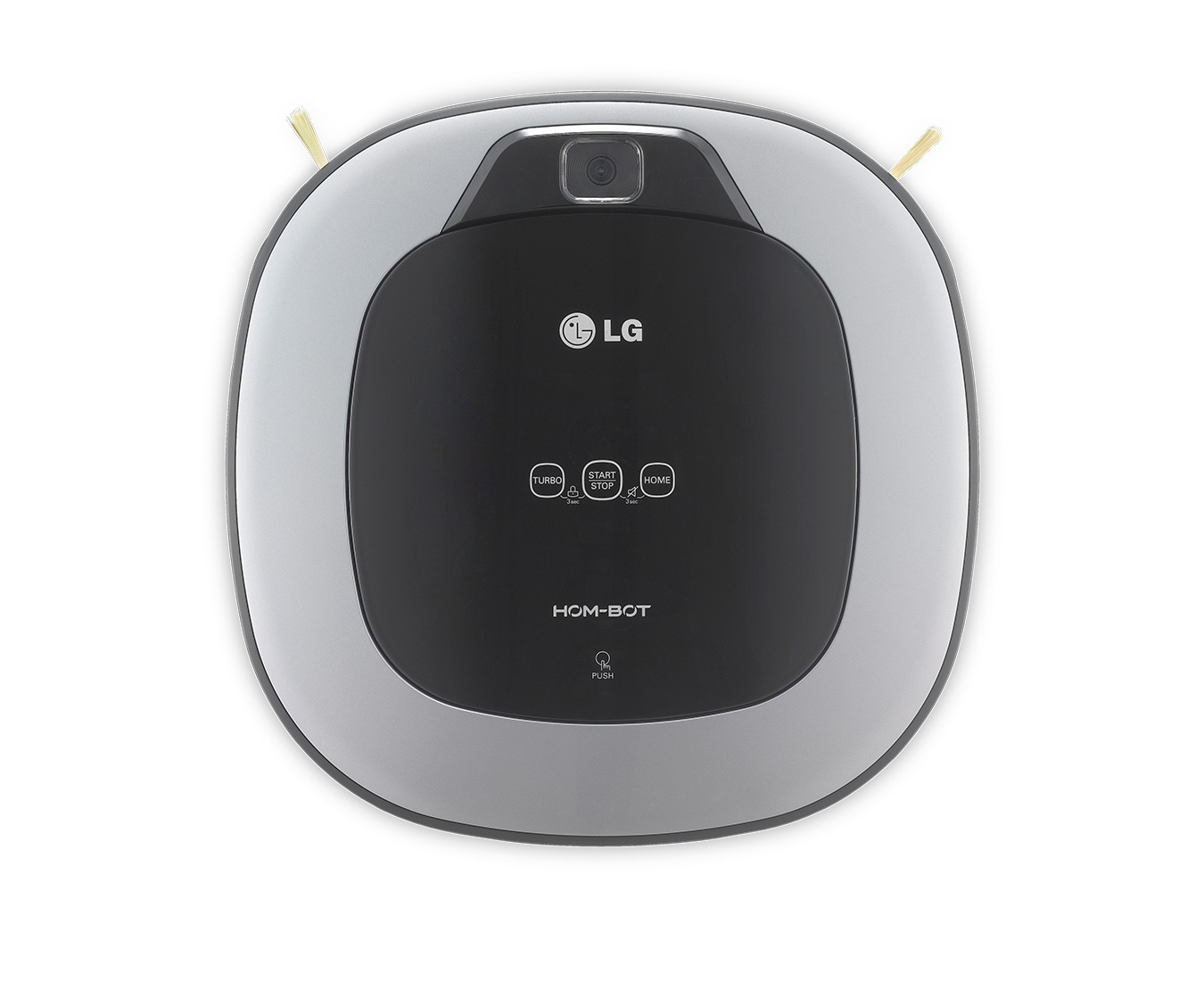 LG HomBot Square im effizienten quadratischen Design mit Kamera-System für eine intelligente und komfortable Reinigung., VR6340LV