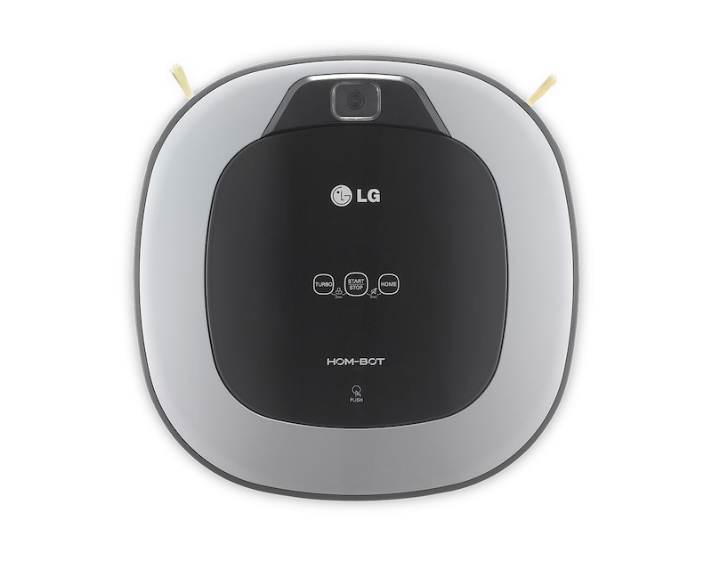LG HomBot Square im effizienten quadratischen Design mit Kamera-System für eine intelligente und komfortable Reinigung., VR6340LV