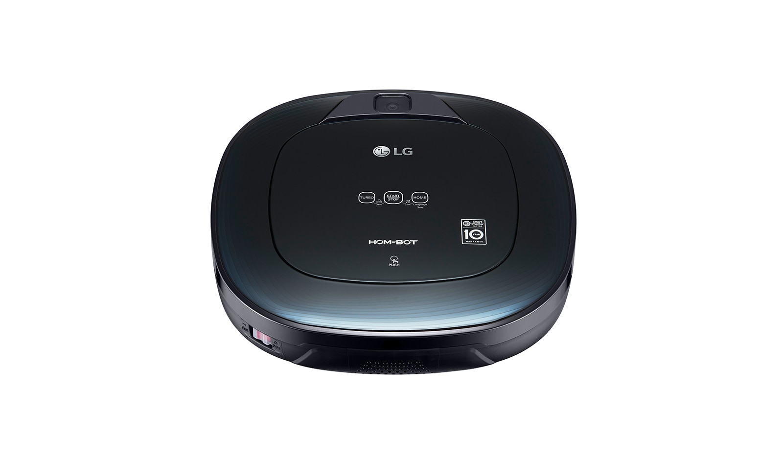 LG HomBot Square im effizienten quadratischen Design mit Kamera-System für eine intelligente und komfortable Reinigung, VRE610BKC