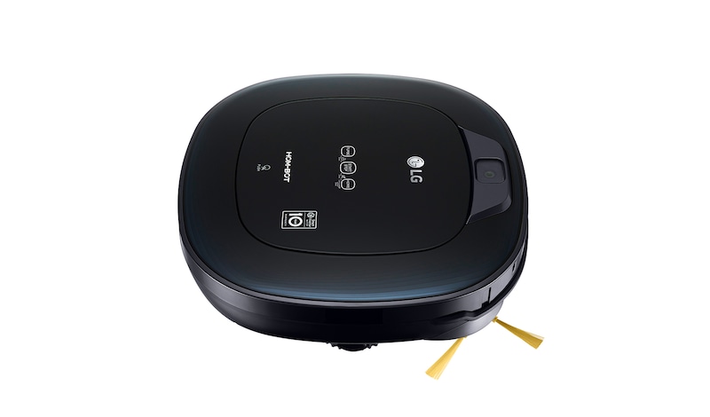 LG HomBot Square im effizienten quadratischen Design mit Kamera-System für eine intelligente und komfortable Reinigung, VRE610BKC