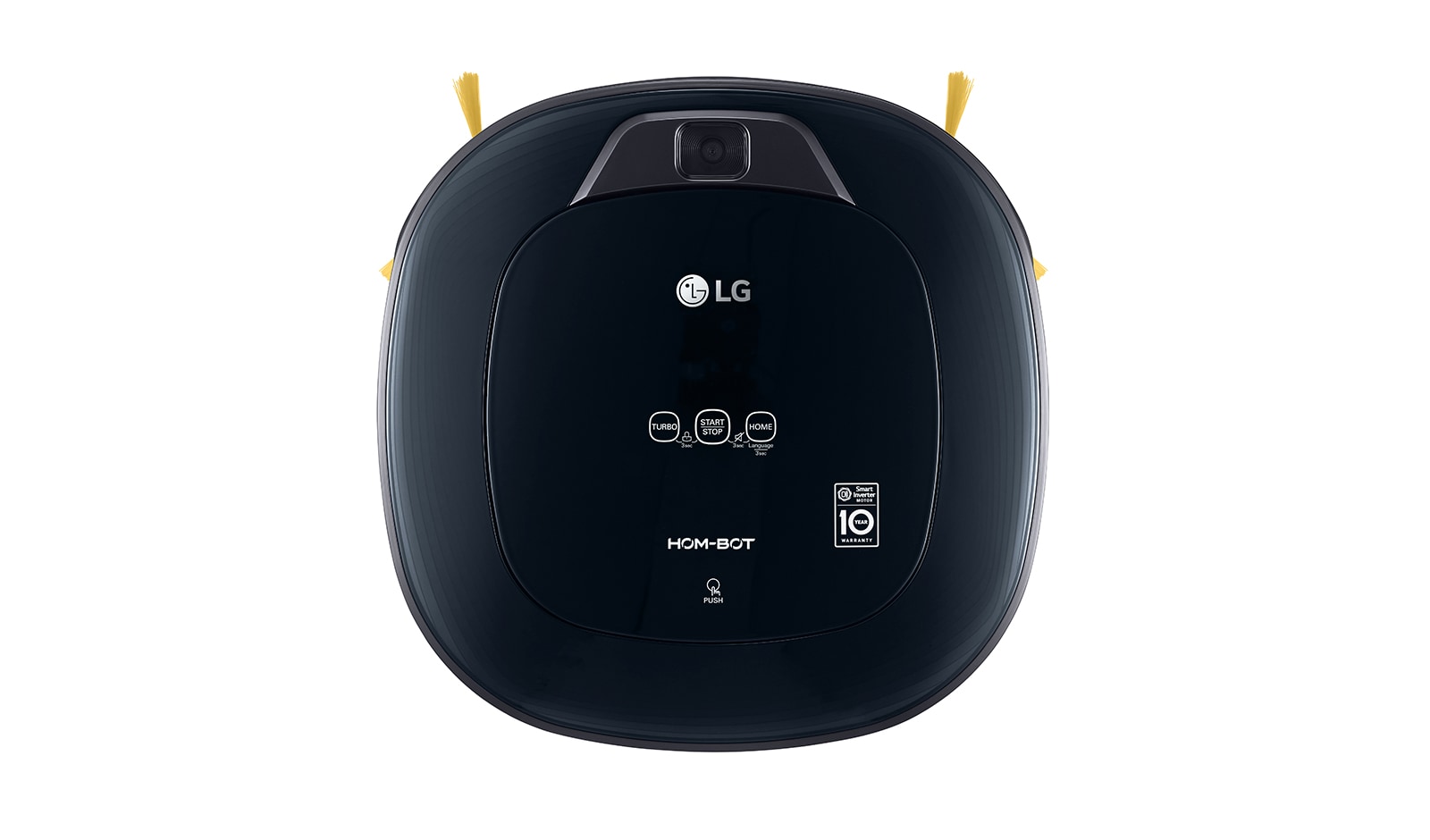 LG HomBot Square im effizienten quadratischen Design mit Kamera-System für eine intelligente und komfortable Reinigung, VRE610BKC