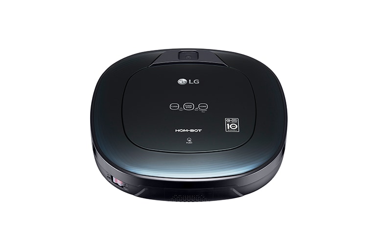 LG HomBot Square im effizienten quadratischen Design mit Kamera-System für eine intelligente und komfortable Reinigung, VRE610BKC