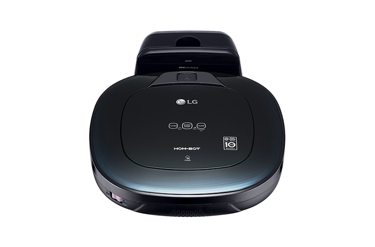 LG HomBot Square im effizienten quadratischen Design mit Kamera-System für eine intelligente und komfortable Reinigung, VRE610BKC